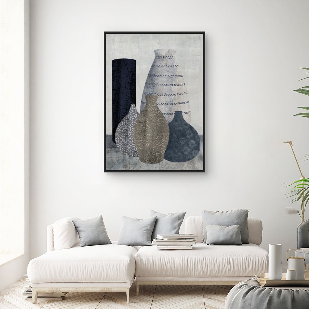 Schilderij Elegante vazen