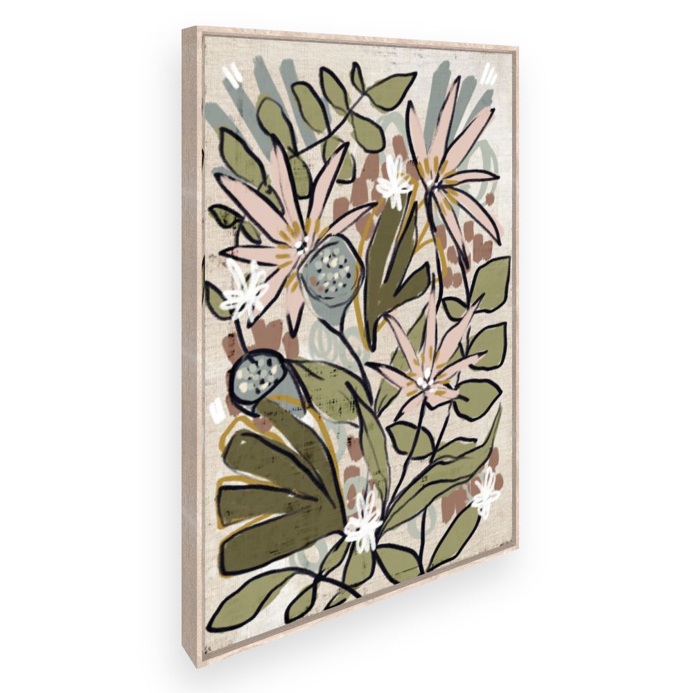 Toile Fleurs artistiques
