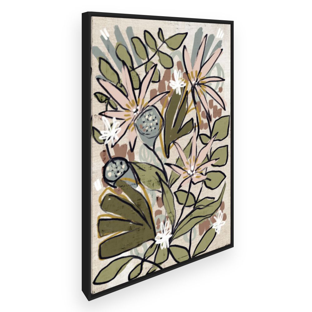 Toile Fleurs artistiques