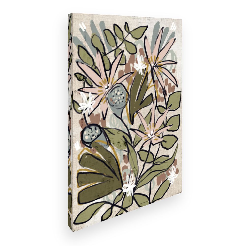 Toile Fleurs artistiques