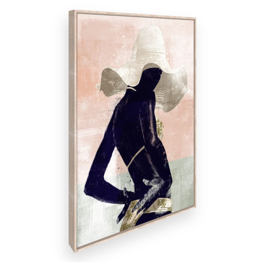 Toile Femme élégante silhouette