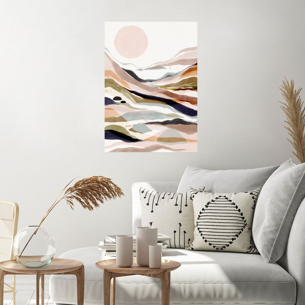 Affiche Paysage abstrait serein