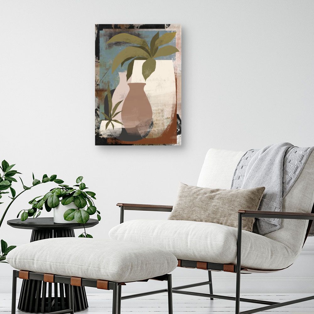 Tableau Vases feuillus