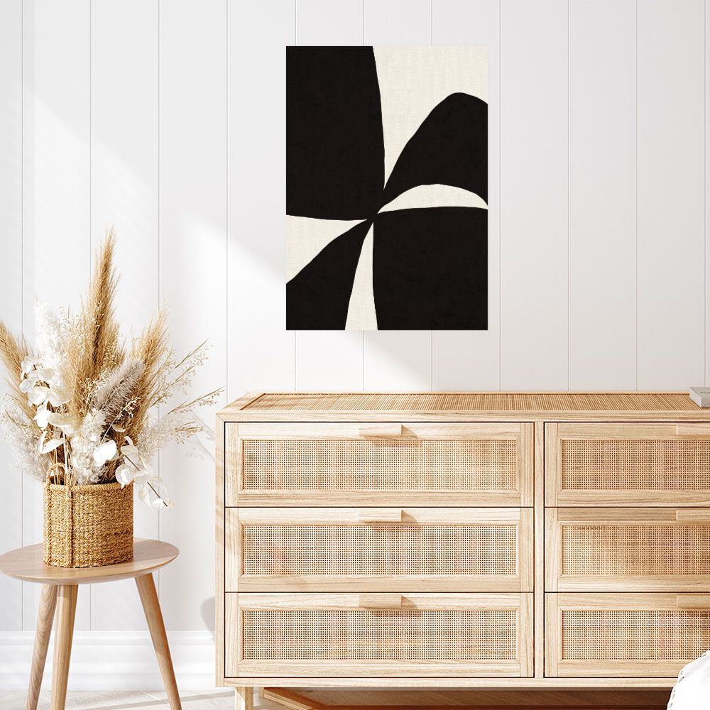 Affiche Contrastes abstraits