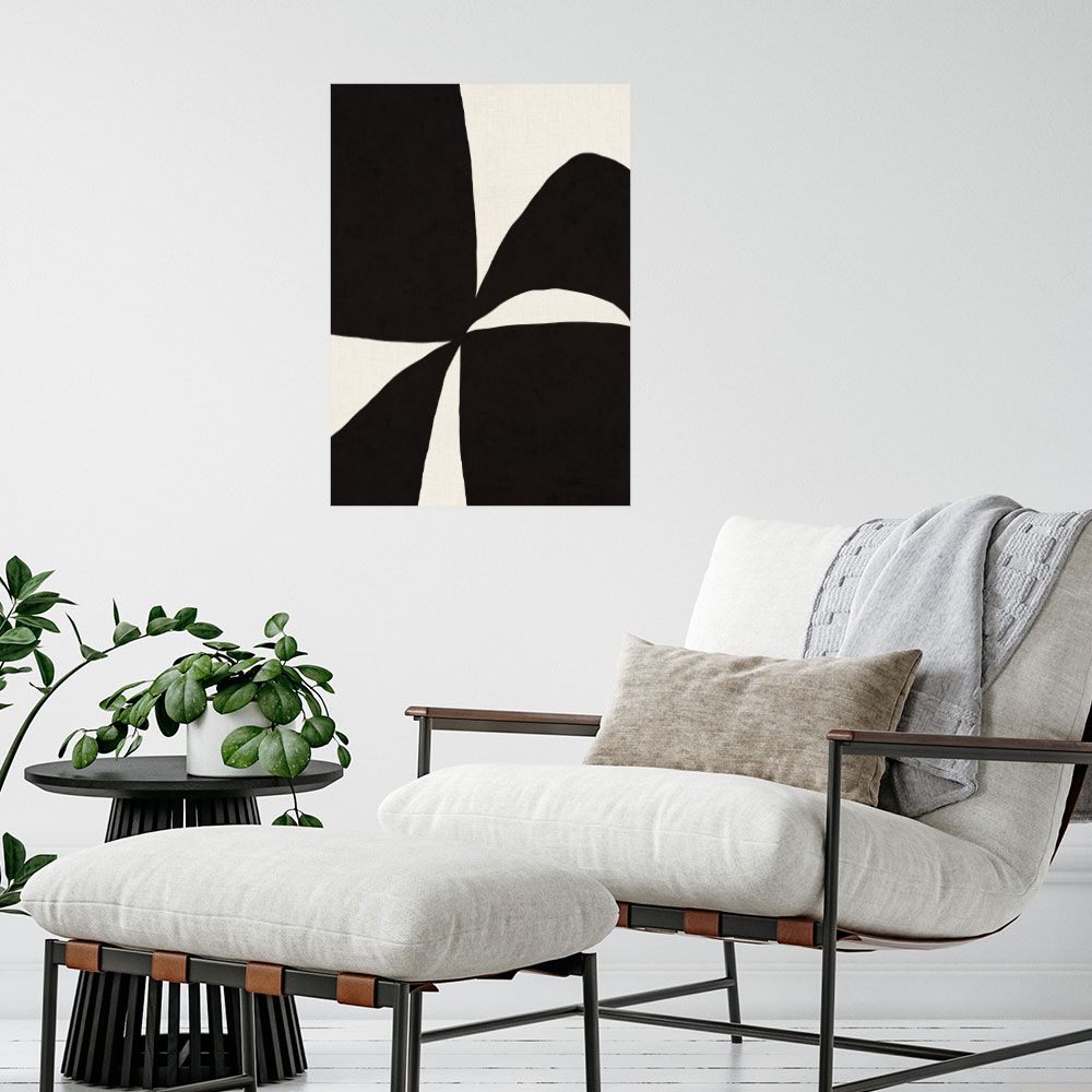 Affiche Contrastes abstraits