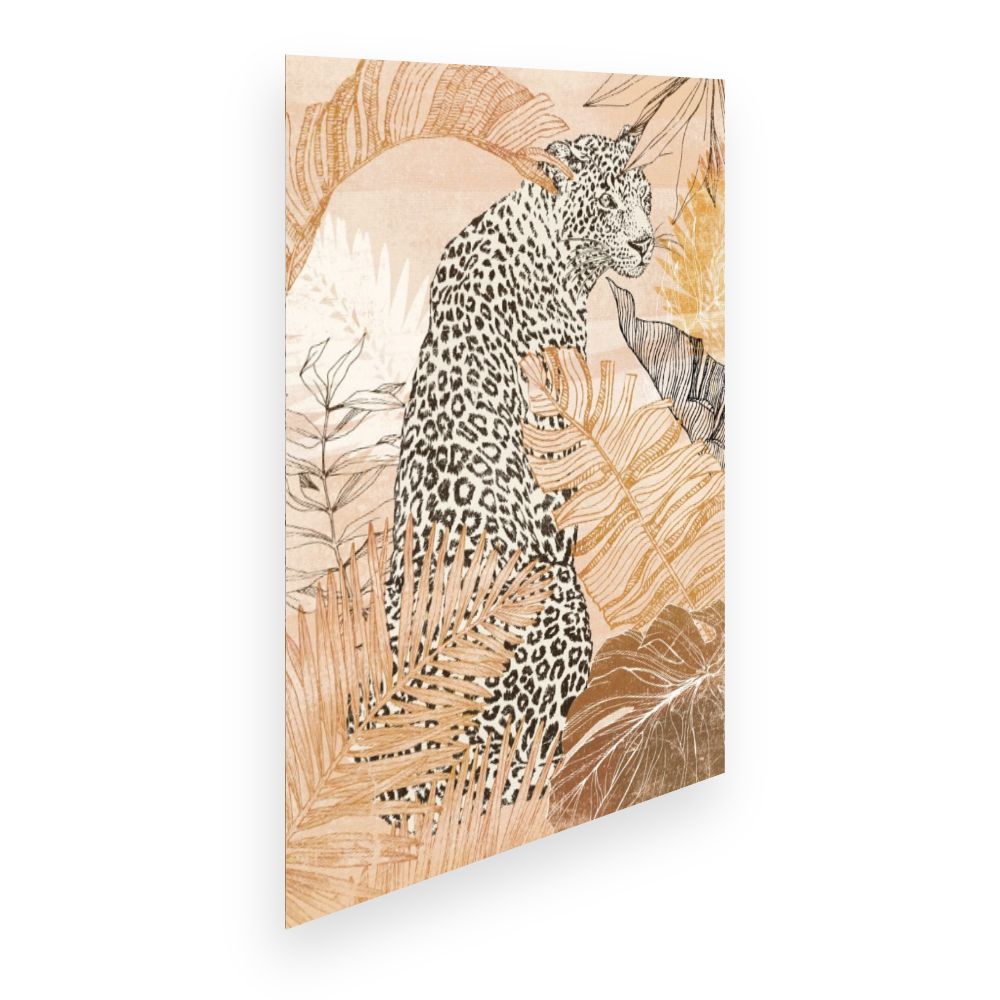 Affiche Léopard exotique
