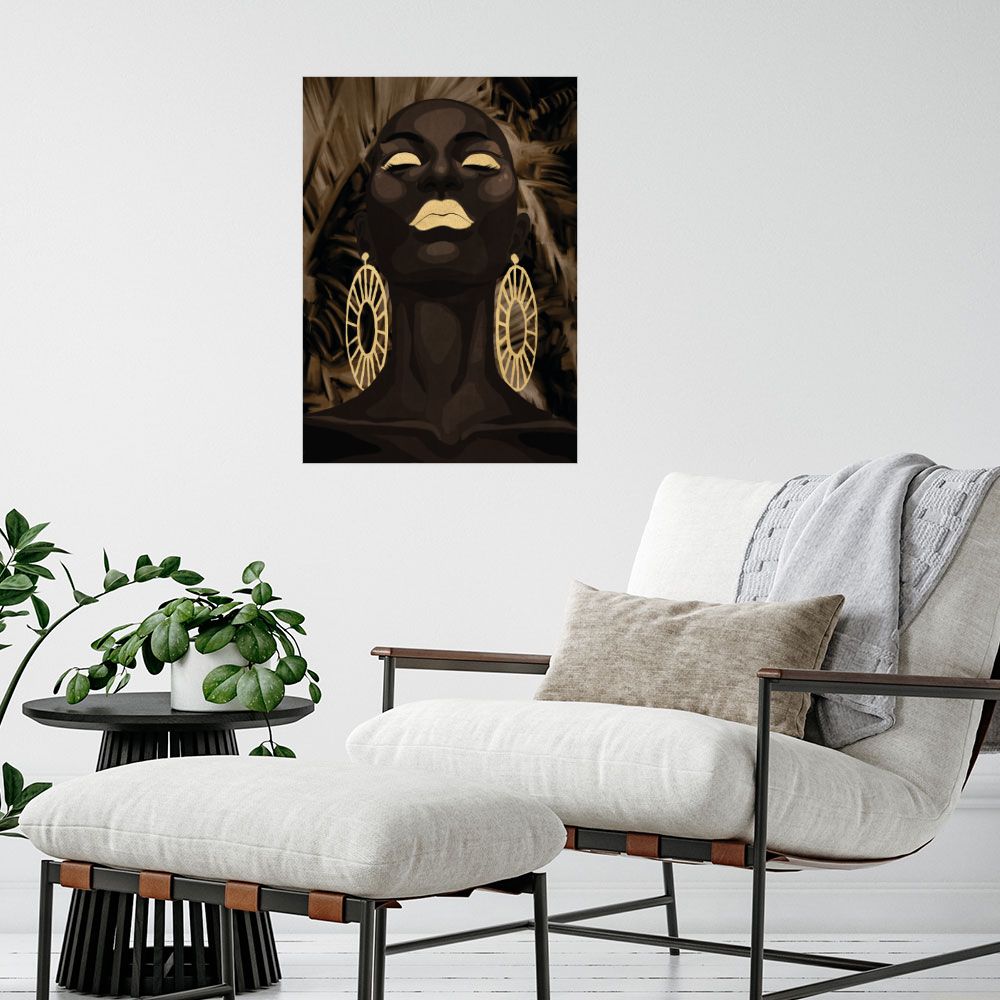 Affiche Élégance dorée