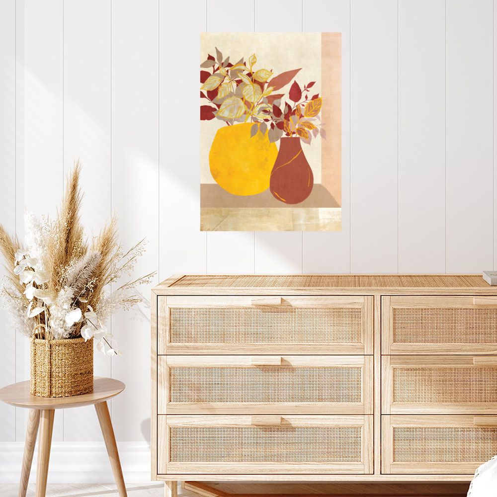 Affiche Vases botaniques élégants