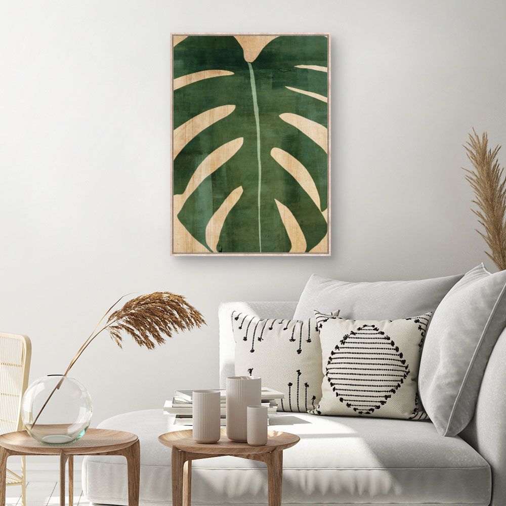 Tableau Feuille tropicale élégante
