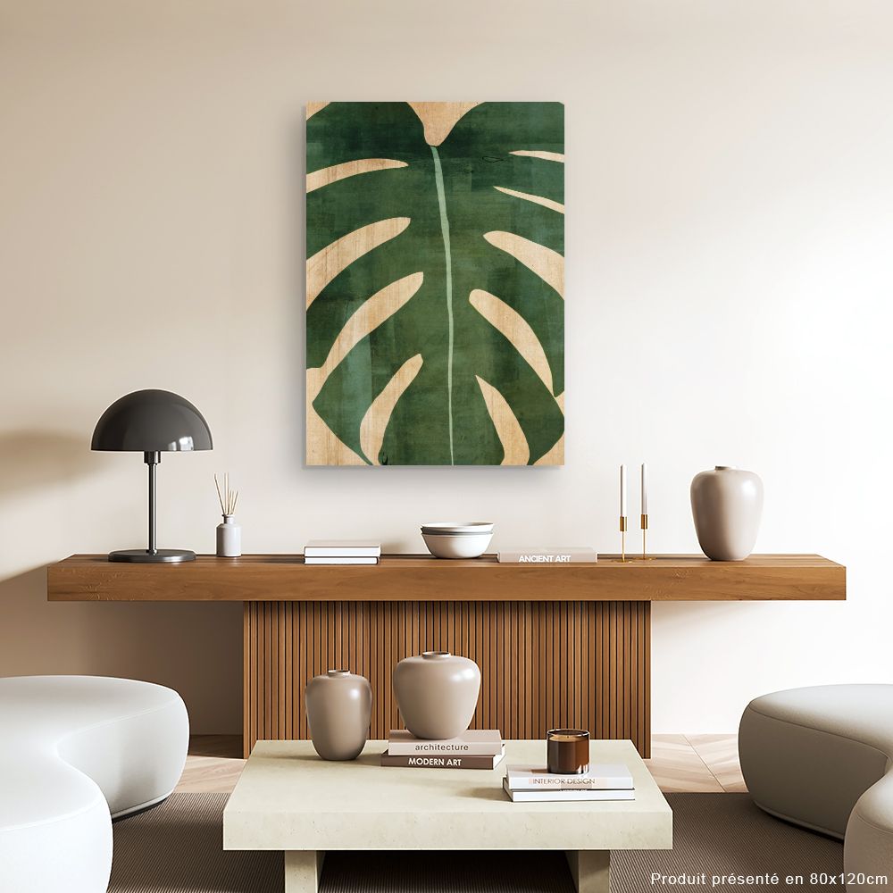 Tableau Feuille tropicale élégante