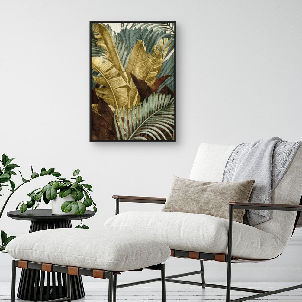 Tableau Feuillage exotique