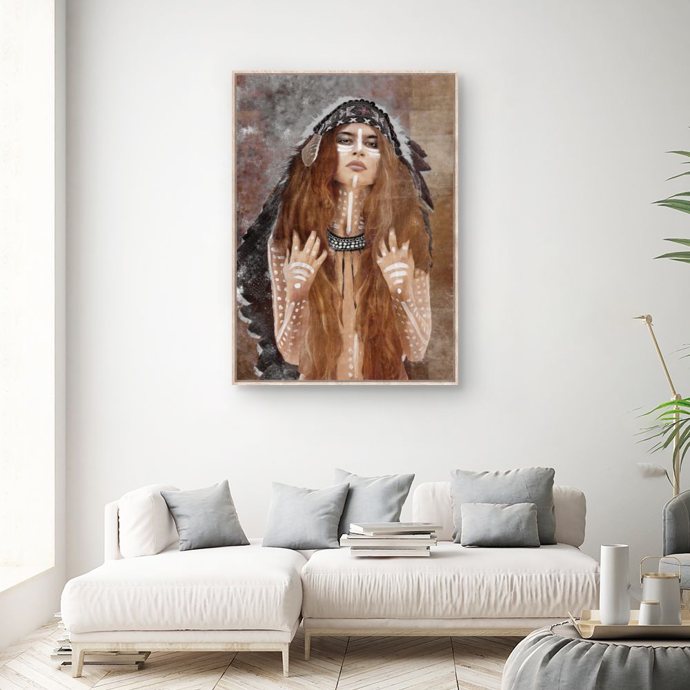 Tableau Beauté ethnique captivante