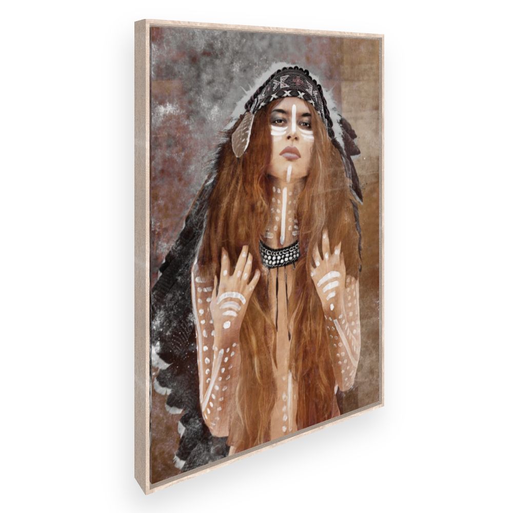 Toile Beauté ethnique captivante