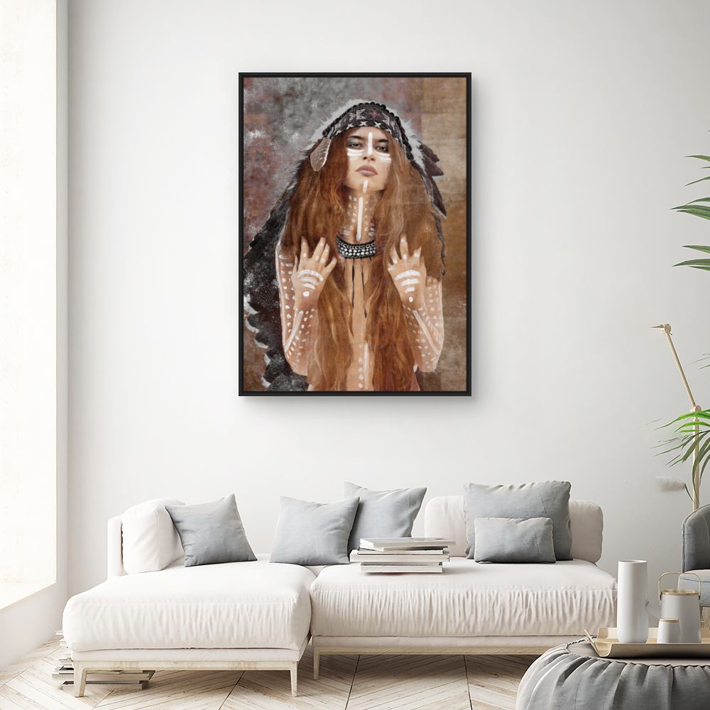 Tableau Beauté ethnique captivante