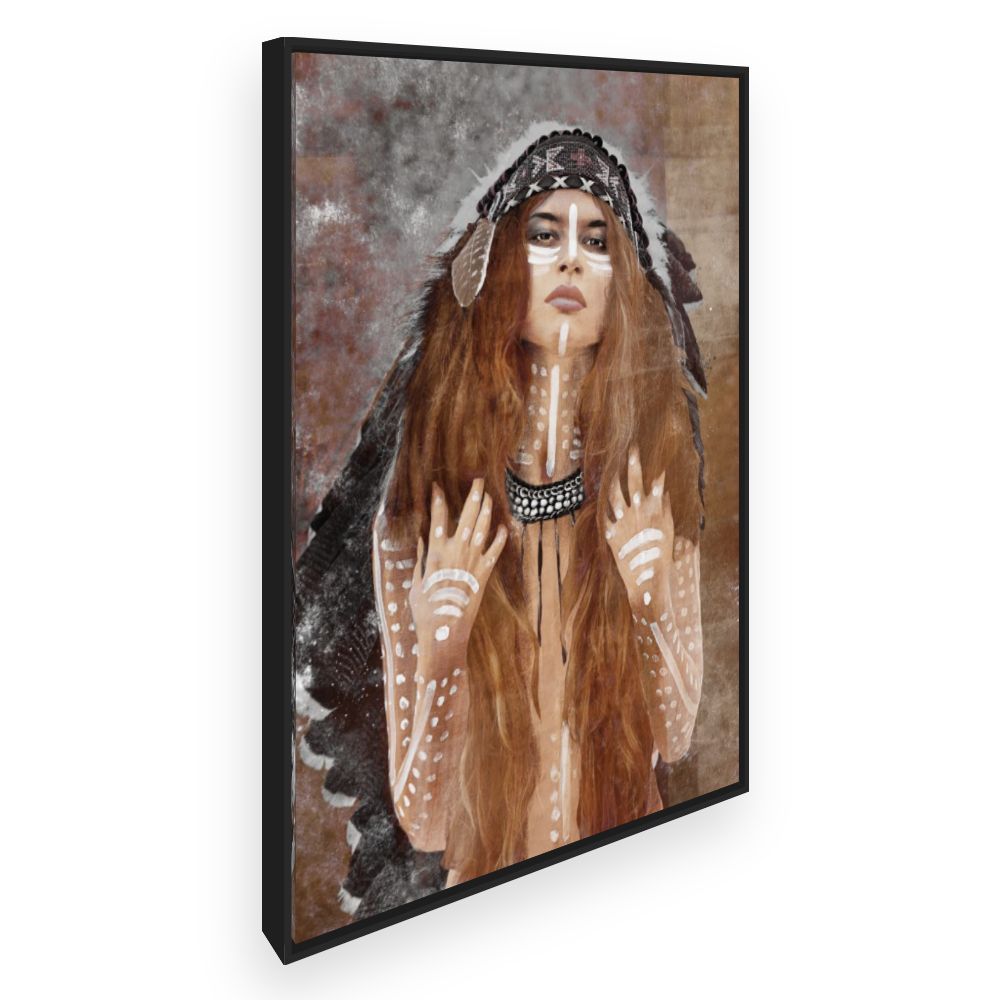 Toile Beauté ethnique captivante