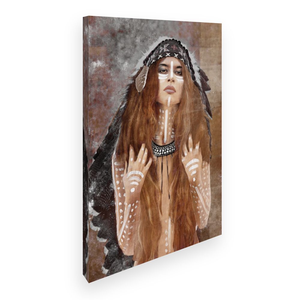 Toile Beauté ethnique captivante