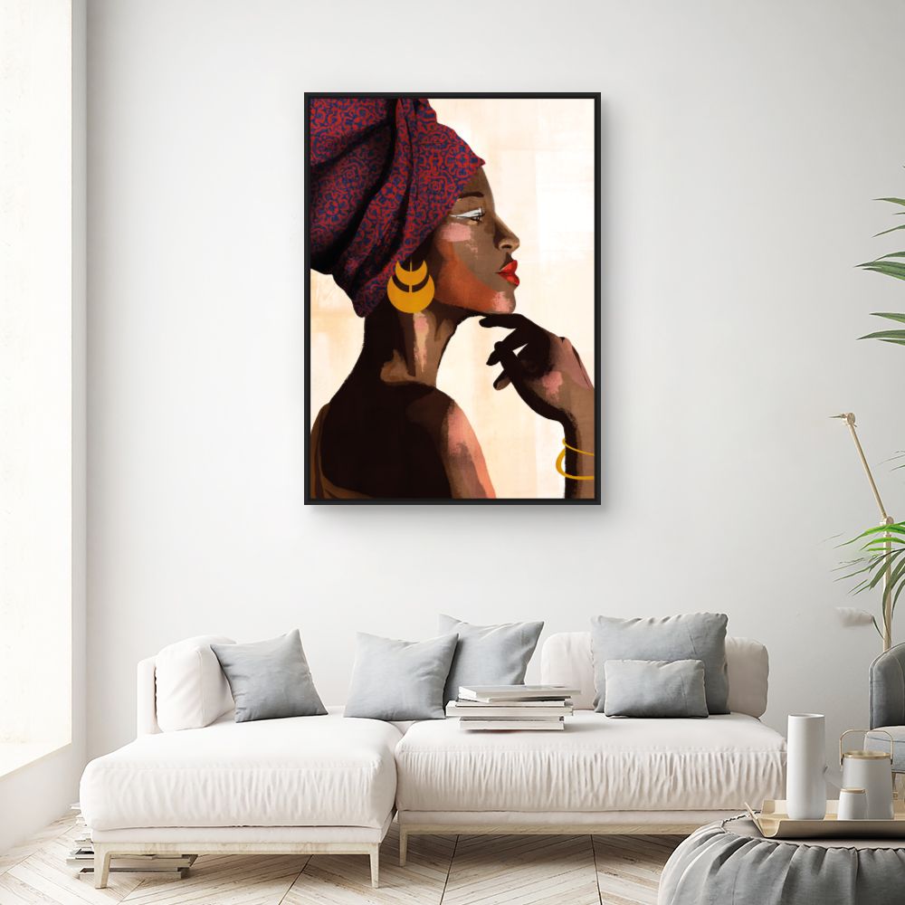 Tableau Élégance africaine