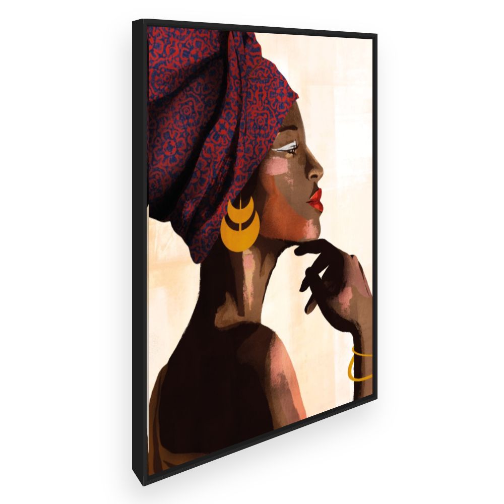 Toile Élégance africaine