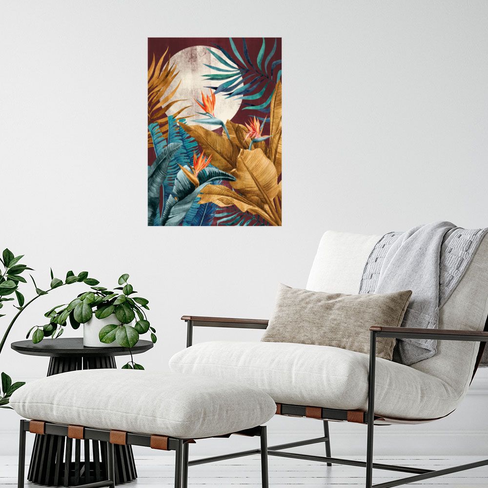 Affiche Forêt exotique luxuriante