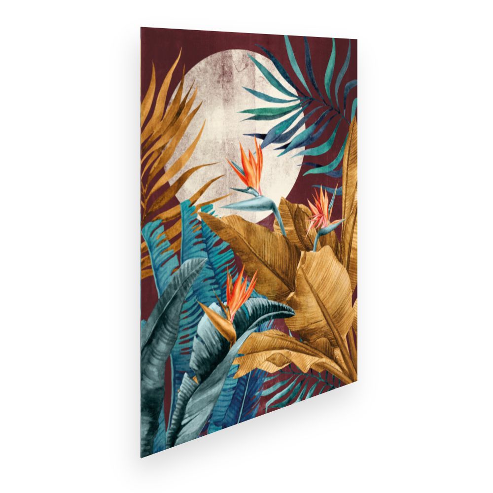 Affiche Forêt exotique luxuriante