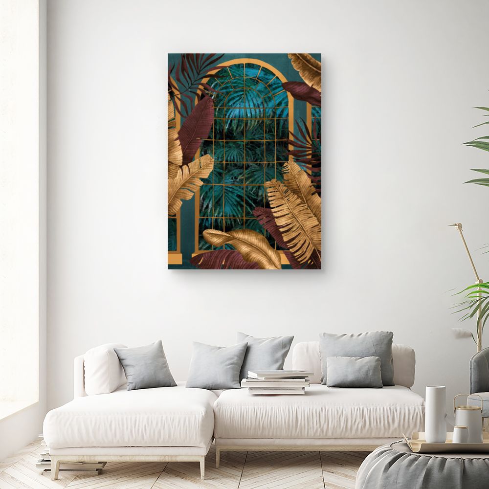 Tableau Fenêtre exotique