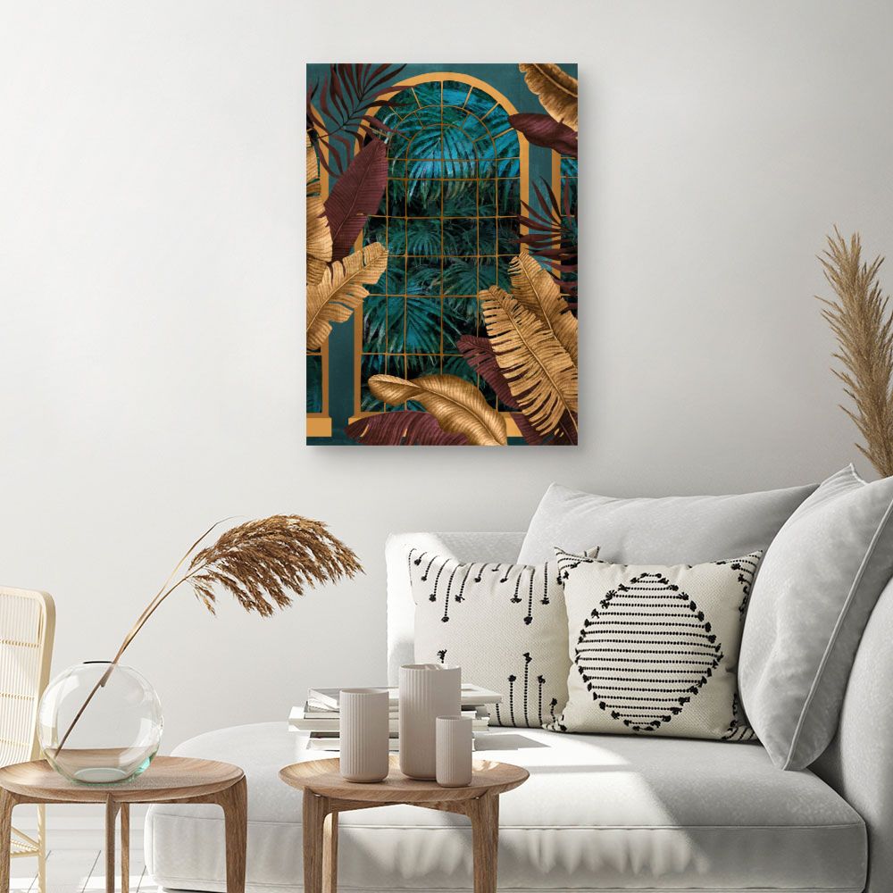 Tableau Fenêtre exotique