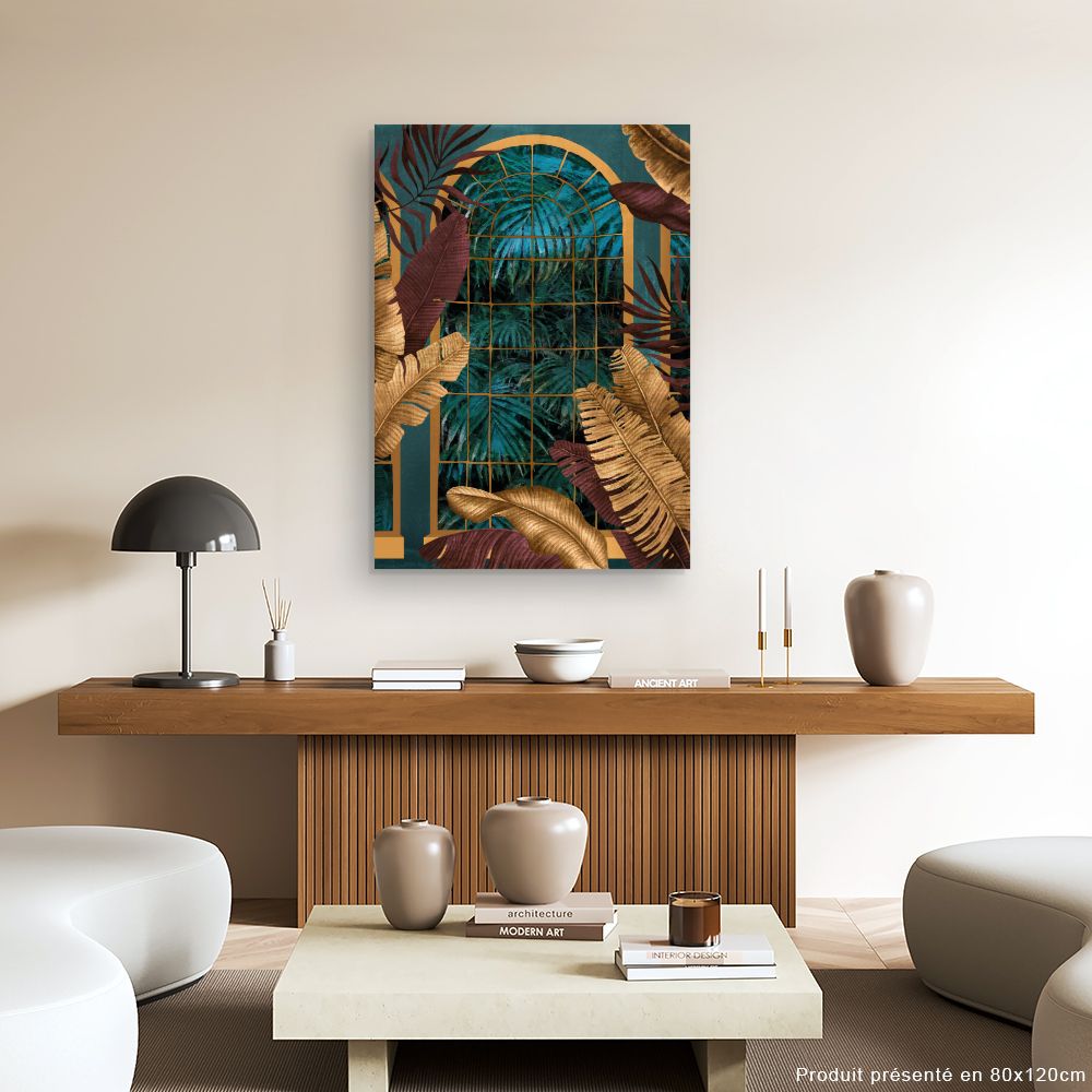 Tableau Fenêtre exotique