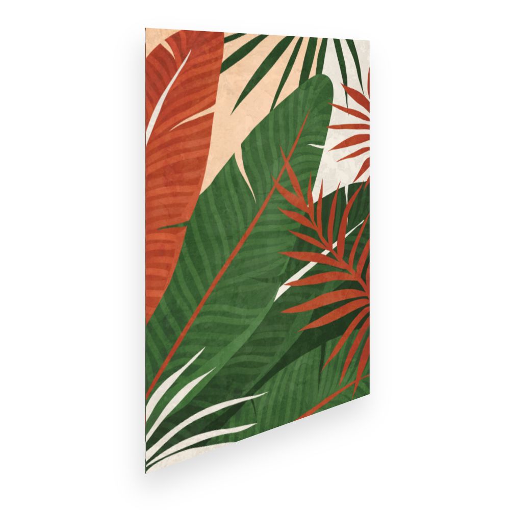Affiche Feuillage tropical vibrant