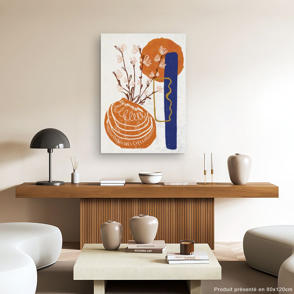 Tableau Fleurs et vase