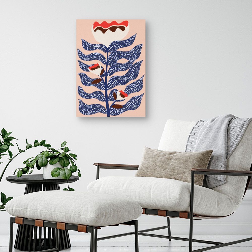 Tableau Fleurs abstraites