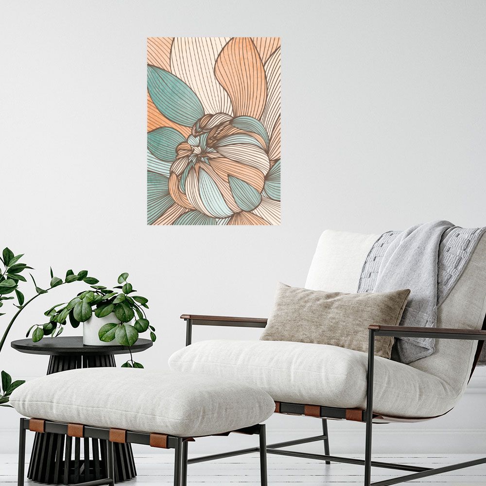 Affiche Floral moderne