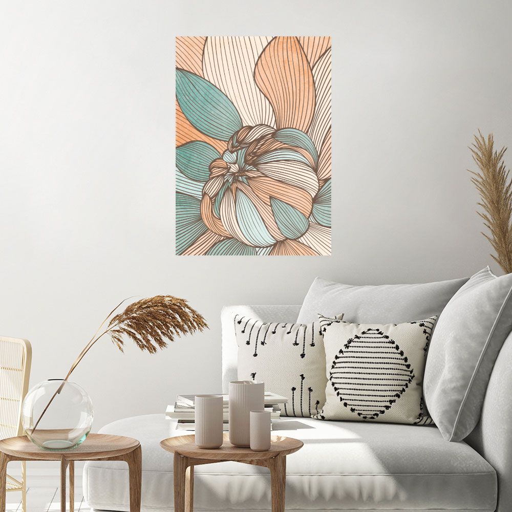 Affiche Floral moderne