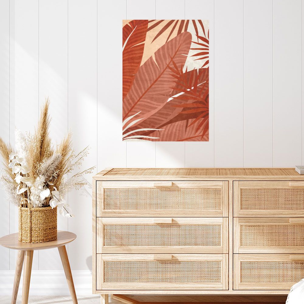 Affiche Feuillage tropical élégant