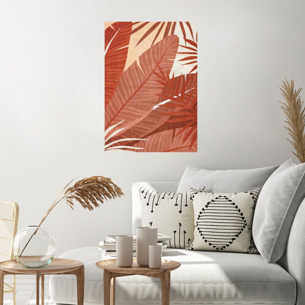 Affiche Feuillage tropical élégant