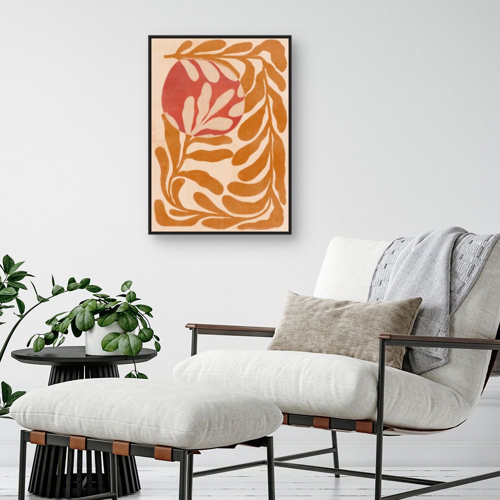 Tableau Élégance florale abstraite