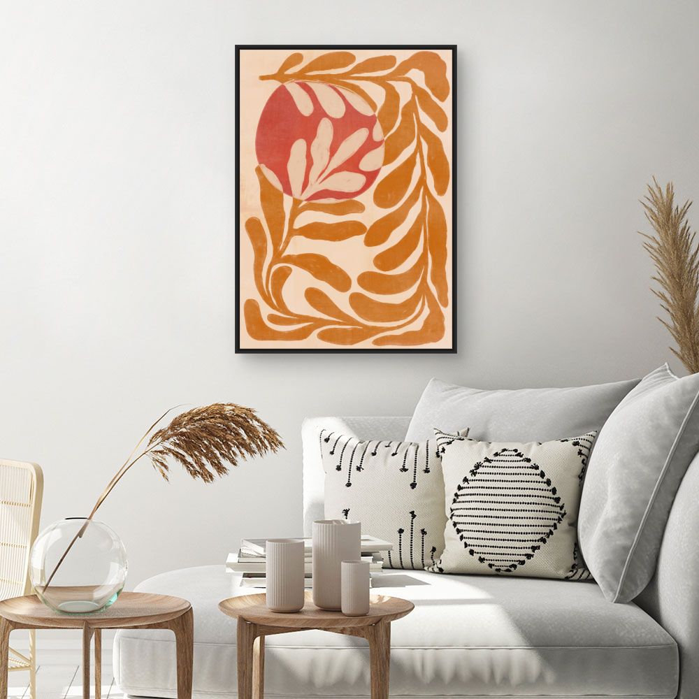 Tableau Élégance florale abstraite