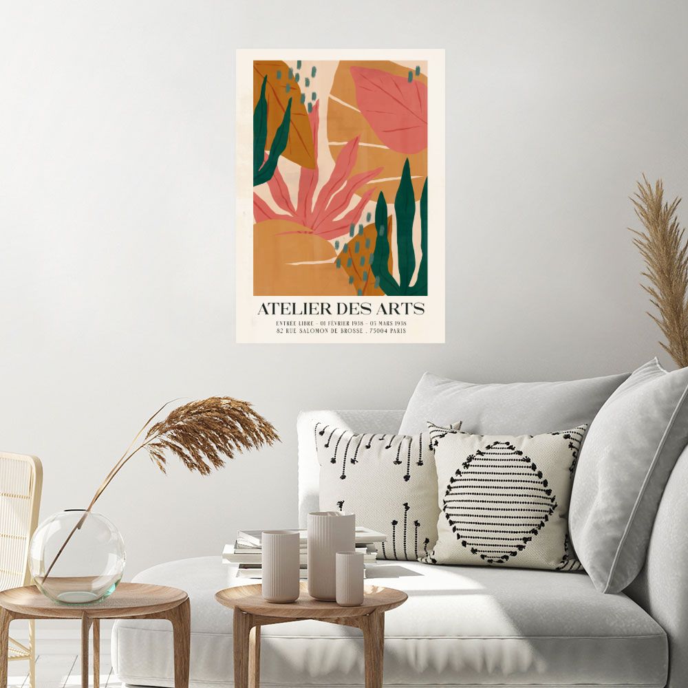 Affiche Feuillage artistique