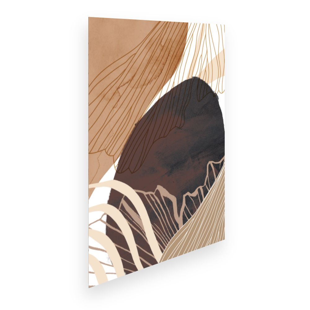 Affiche Formes organiques élégantes