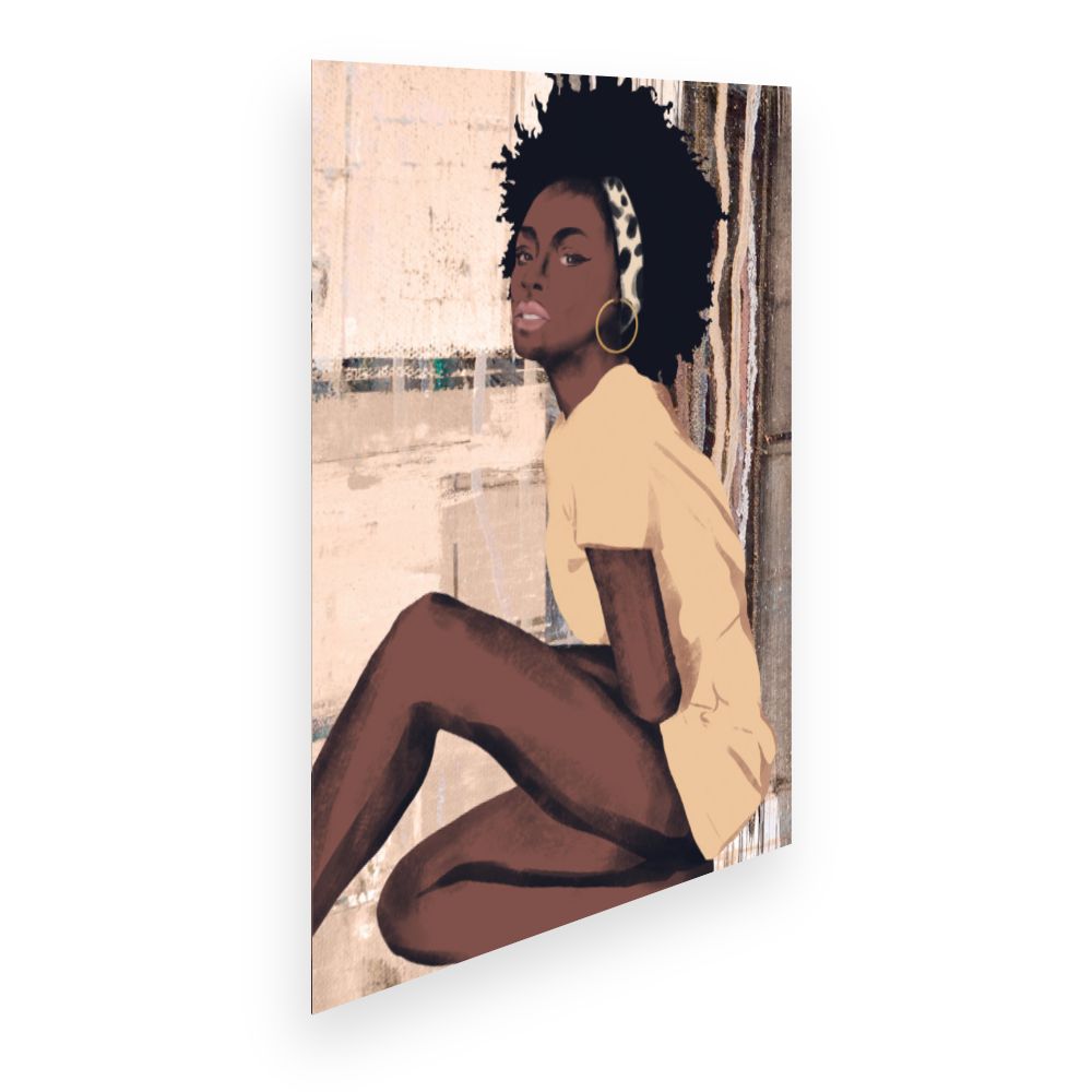 Affiche Portrait stylisé