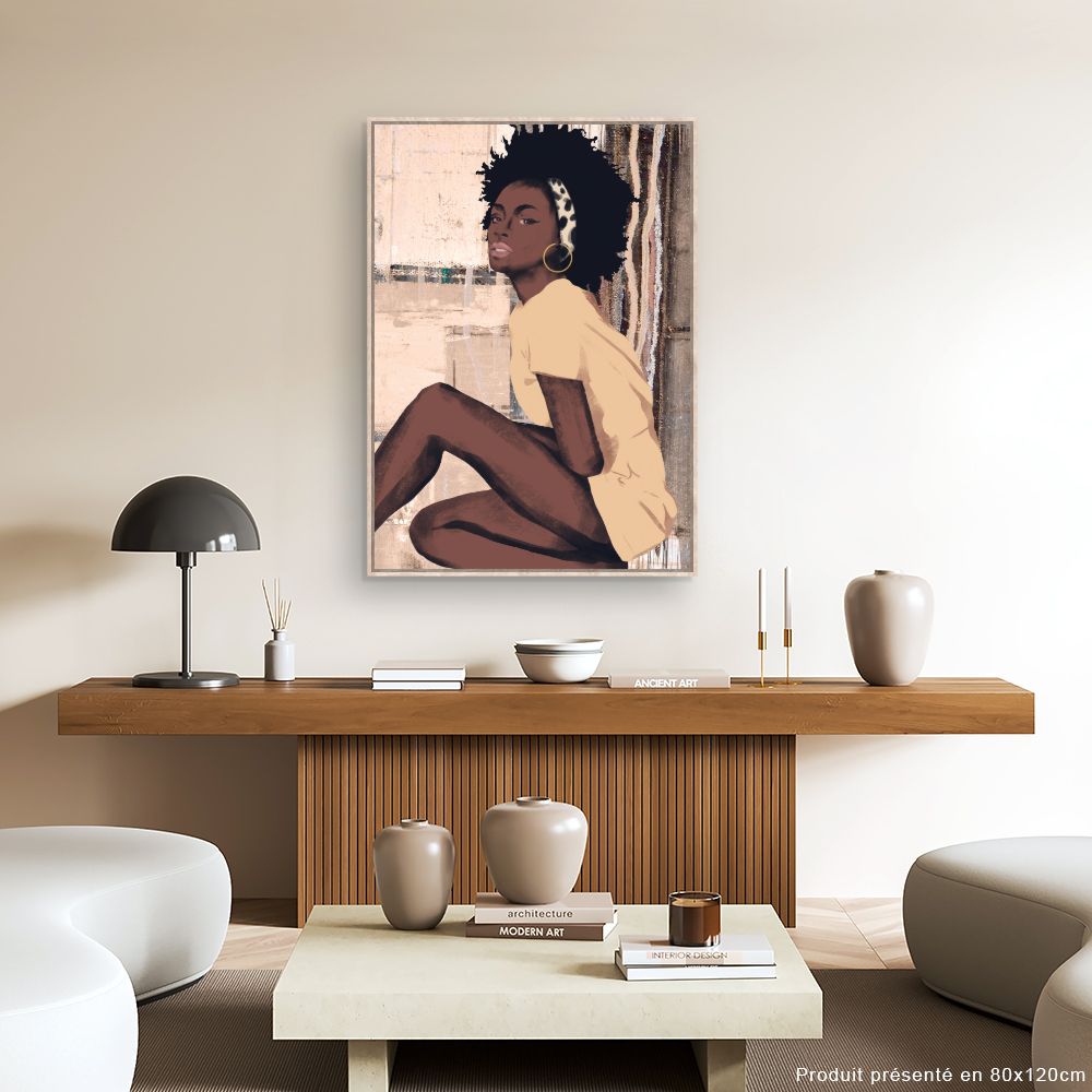 Tableau Portrait artistique féminin