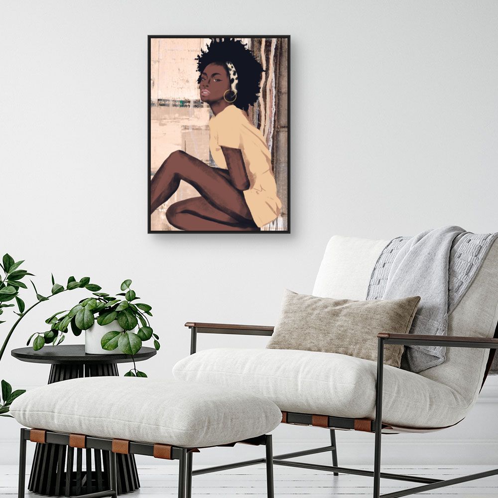 Tableau Portrait artistique féminin