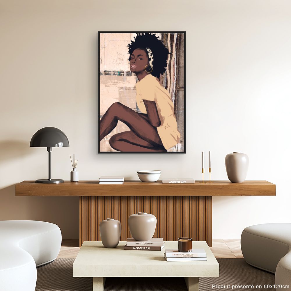 Tableau Portrait artistique féminin