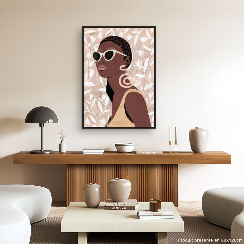 Tableau Élégance florale stylisée