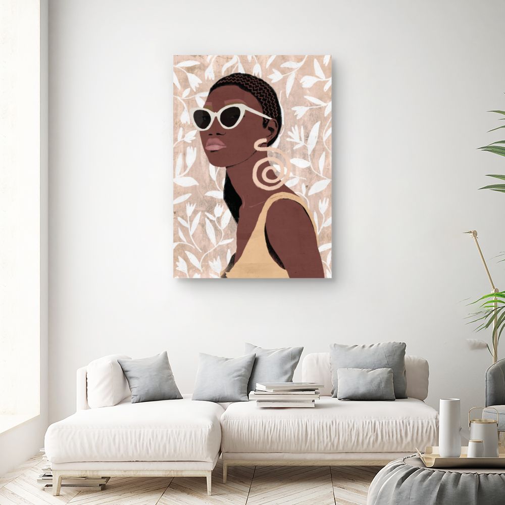 Tableau Élégance florale stylisée