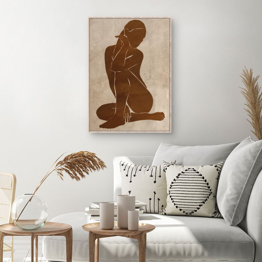 Tableau Silhouette féminine élégante