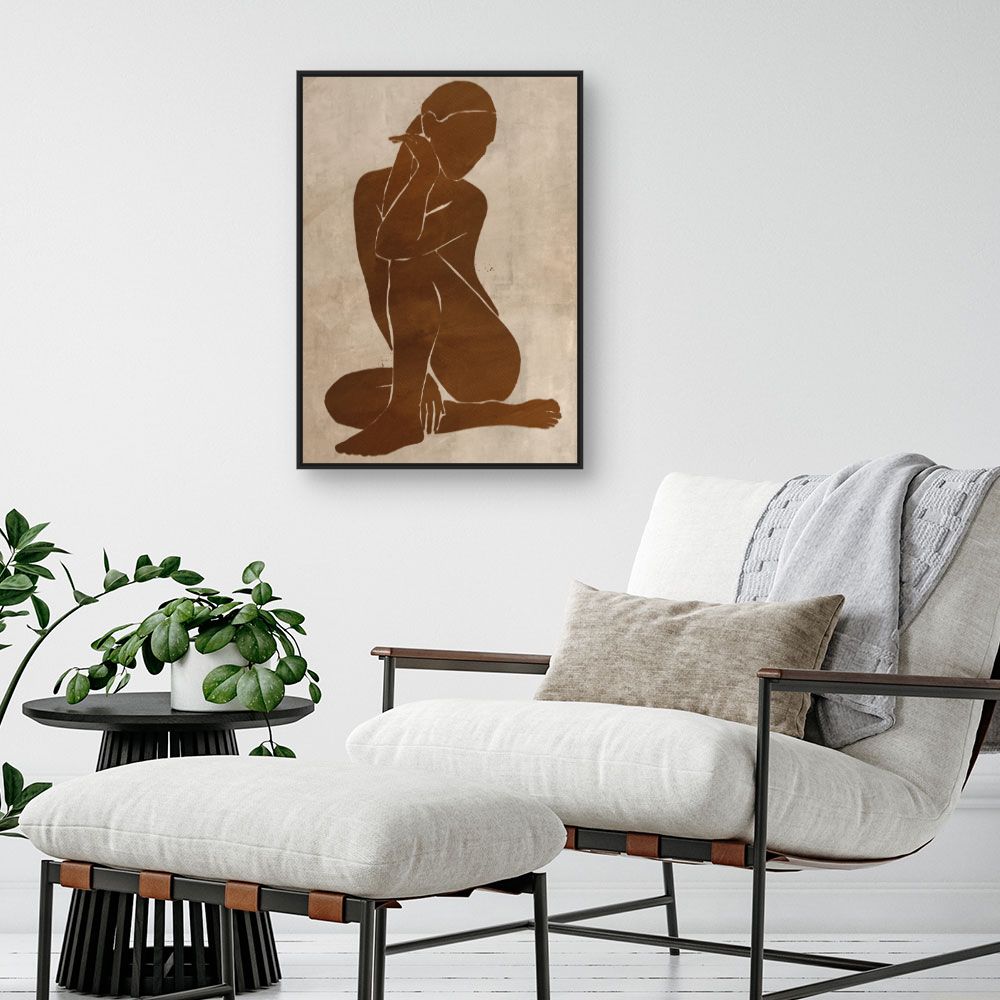 Tableau Silhouette féminine élégante