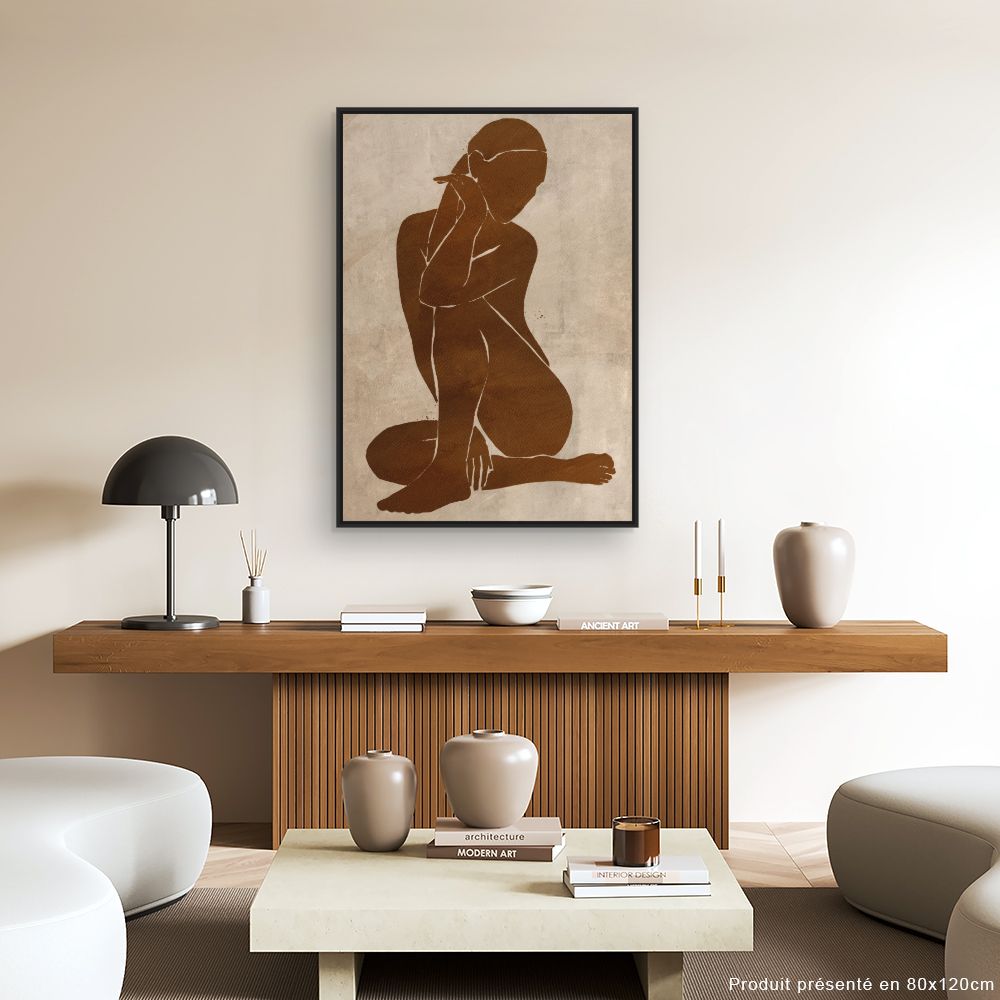 Tableau Silhouette féminine élégante
