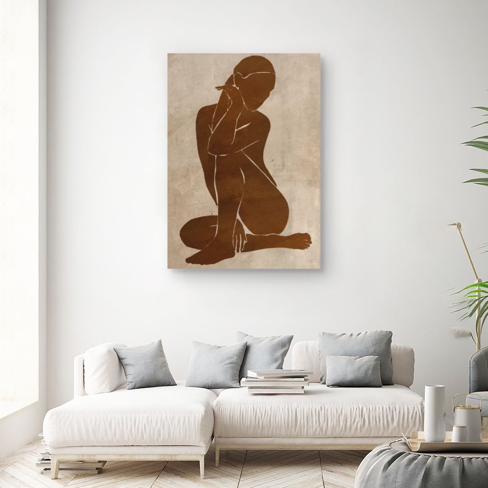 Tableau Silhouette féminine élégante