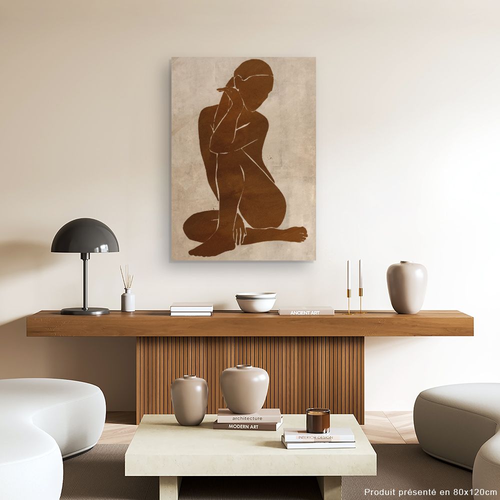 Tableau Silhouette féminine élégante