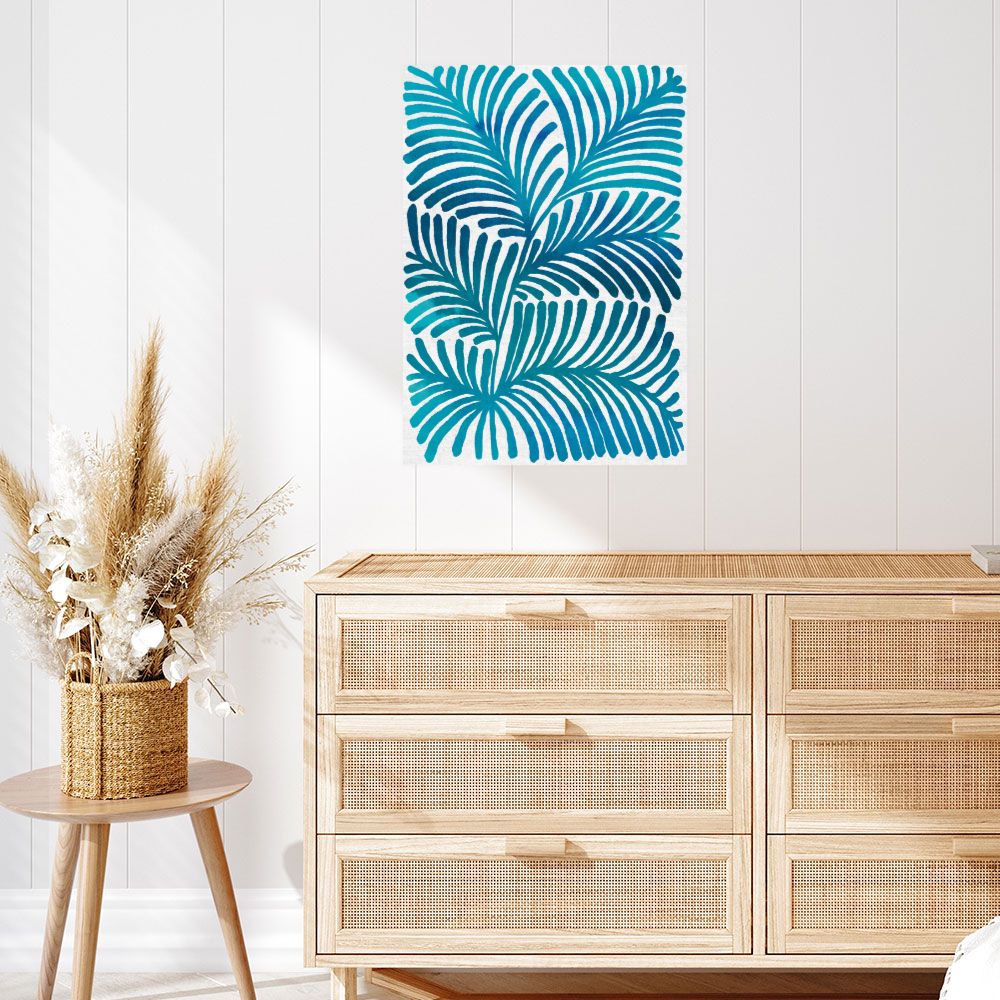Affiche Feuillage tropical vibrant
